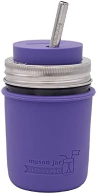 Perfect 5-Pack Silicone Sleeves for Mason Jars by Mason Jar Lifestyle