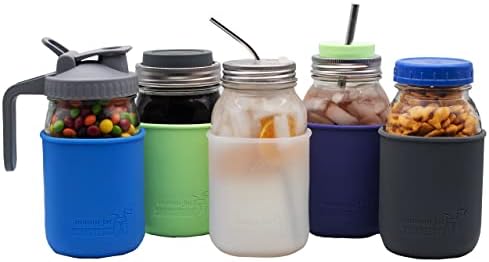 Quart Silicone Sleeves for Mason Jars