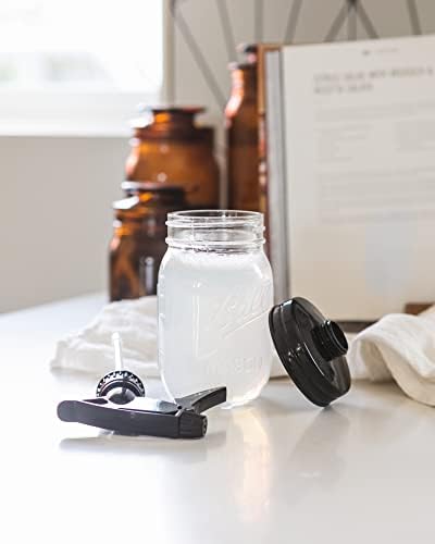Jarmazing 2-Pack Mason Jar Sprayer with Adjustable Cleaning Solution