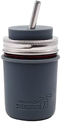 Perfect 5-Pack Silicone Sleeves for Mason Jars by Mason Jar Lifestyle