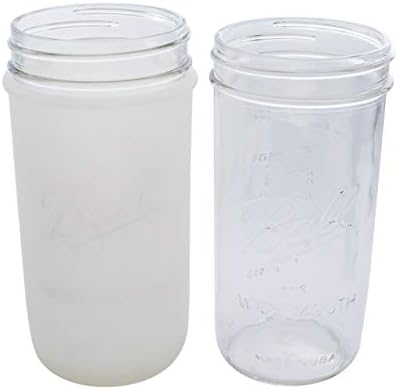 Pint Half 24oz Silicone Sleeves by Mason Jar Lifestyle