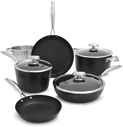 scanpan pro iq 9-piece cookware set