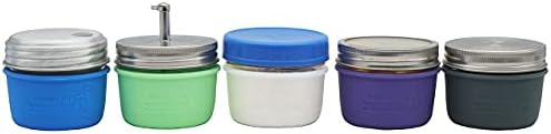 Versatile Silicone Protection for 8oz Mason Jars
