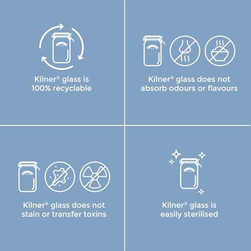 Kilner Square Clip Top Jar 3L