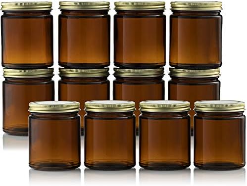 12-Piece Glass Jars - Candle Making More