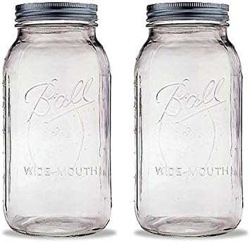 Ball 2 Quart Wide Mouth Canning Jar Pack of 2 1