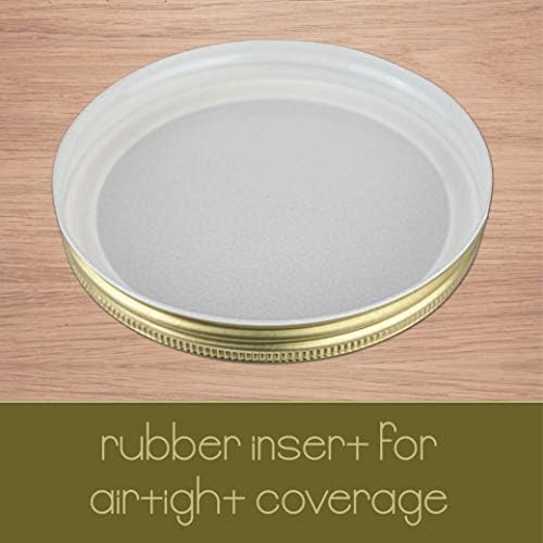 Crafted by Kitchentoolz - 1 Gallon Glass Jar with Airtight Lid