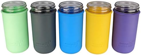 Pint Half 24oz Silicone Sleeves by Mason Jar Lifestyle
