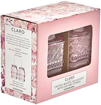 Godinger Mason Jars - Elegance 16oz Set