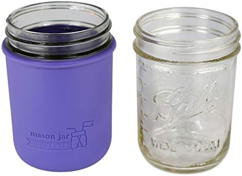 Premium Silicone Pint Jars - 16oz 2-Pack