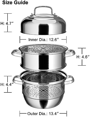 VENTION Large Induction Steamer Pot