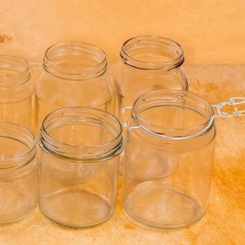 Zerodeko 10pcs Stainless Steel Wire Clamps for Glass Canning Jars
