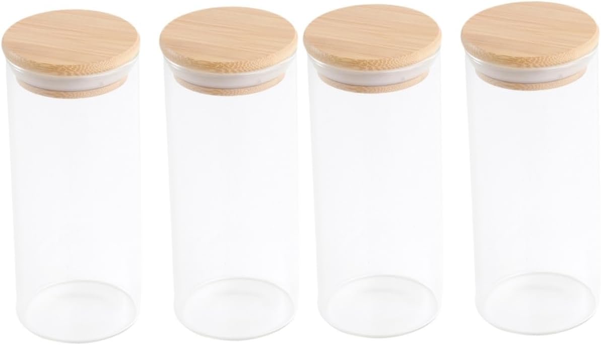 IMIKEYA Sealed Jar Candy Storage Jar 2 Sets