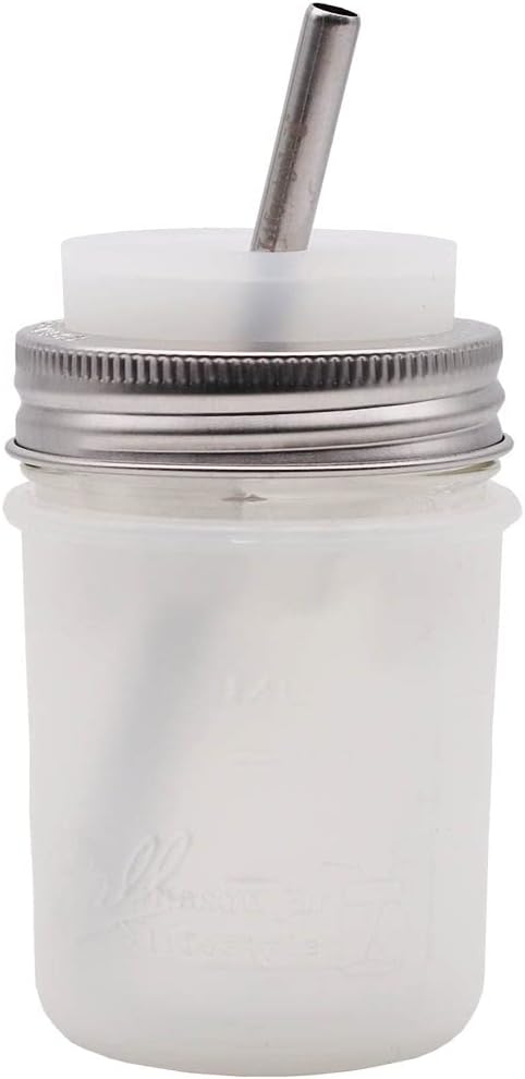 Perfect 5-Pack Silicone Sleeves for Mason Jars by Mason Jar Lifestyle