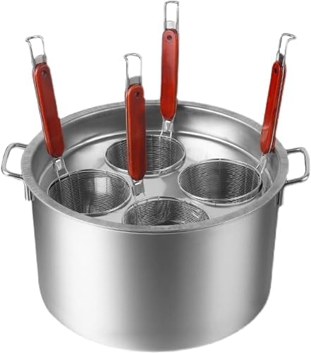 Sturdy Stainless Steel Pasta Pot Insert Set for Professional Use