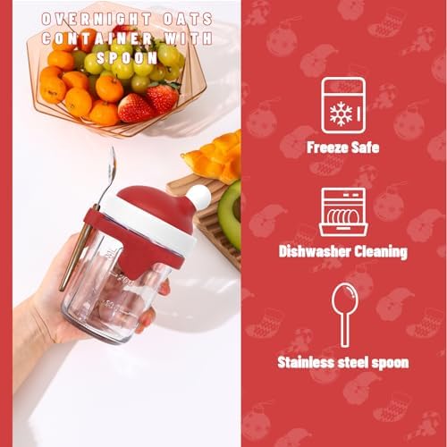 Overnight Oats Mason Jar Set