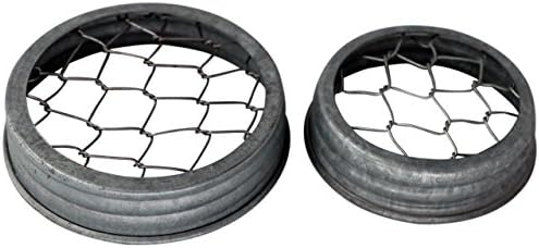 3-Pack of Metal Frog Lids for Mason Jars Holds 3