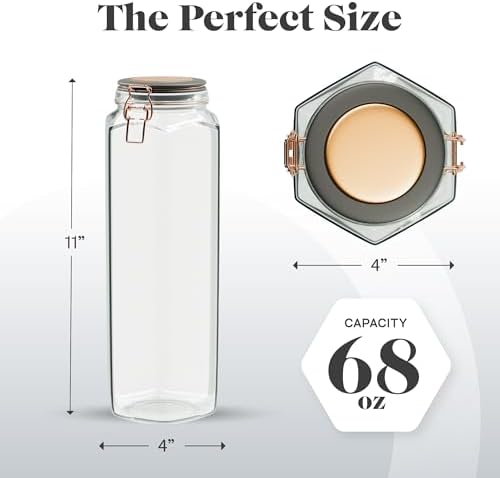 Amici Home Adler Hermetic Glass Canister Set of 2