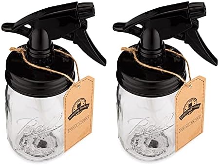 Jarmazing 2-Pack Mason Jar Sprayer with Adjustable Cleaning Solution