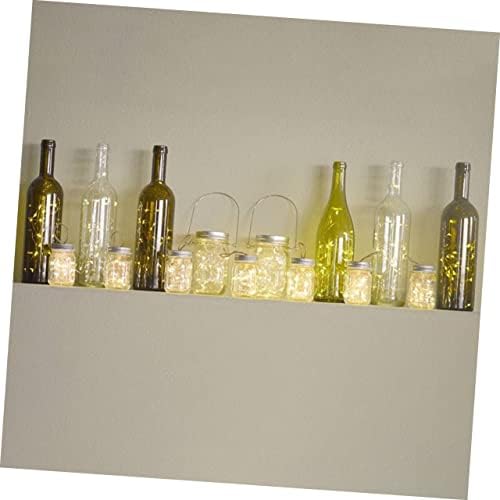 Sturdy 10-Piece Set of Stainless Steel Mason Jar Hanging Hooks
