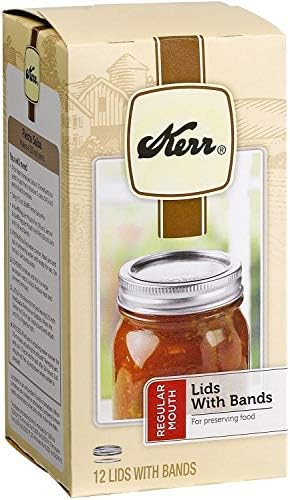 Kerr Regular Canning Jars 12-Piece Set