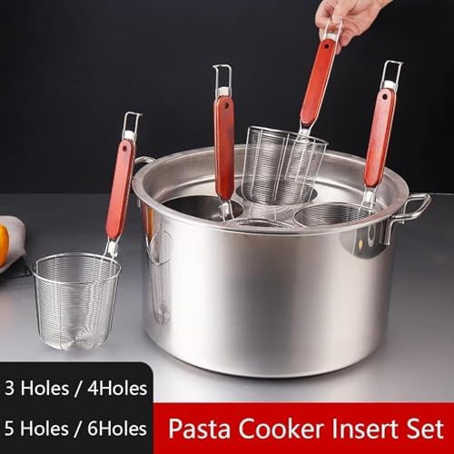 Sturdy Stainless Steel Pasta Cooker Set for Home Commercial Use