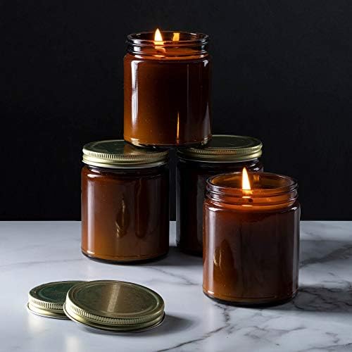 12-Piece Glass Jars - Candle Making More