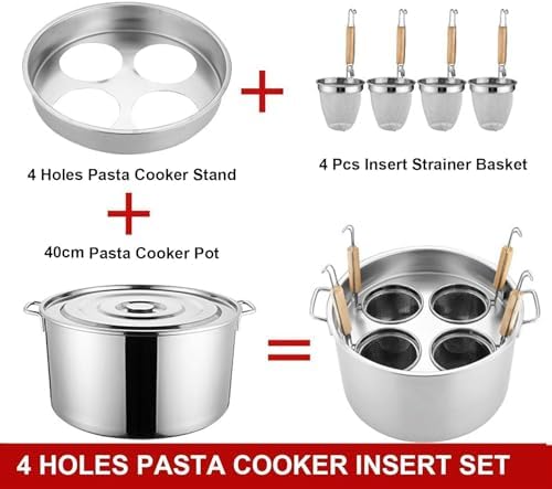 Sturdy Durable Multipots Set for Home Commercial Cooking