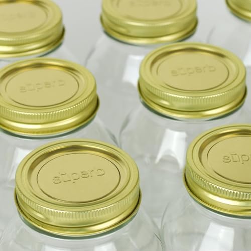Glass Mason Jars 12-Piece Set