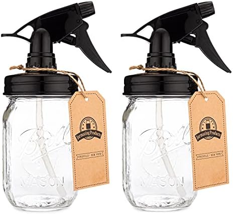 Jarmazing 2-Pack Mason Jar Sprayer with Adjustable Cleaning Solution