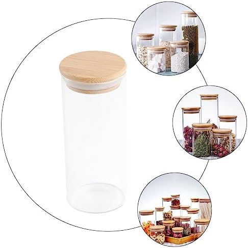 IMIKEYA Sealed Jar Candy Storage Jar 2 Sets