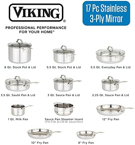 Viking 17-Piece Cookware Set