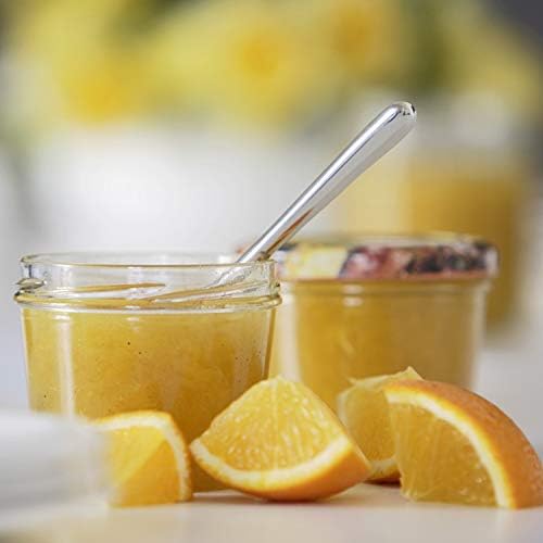 Encheng 4 Oz Glass Jars 40-Piece Set with Golden Bands
