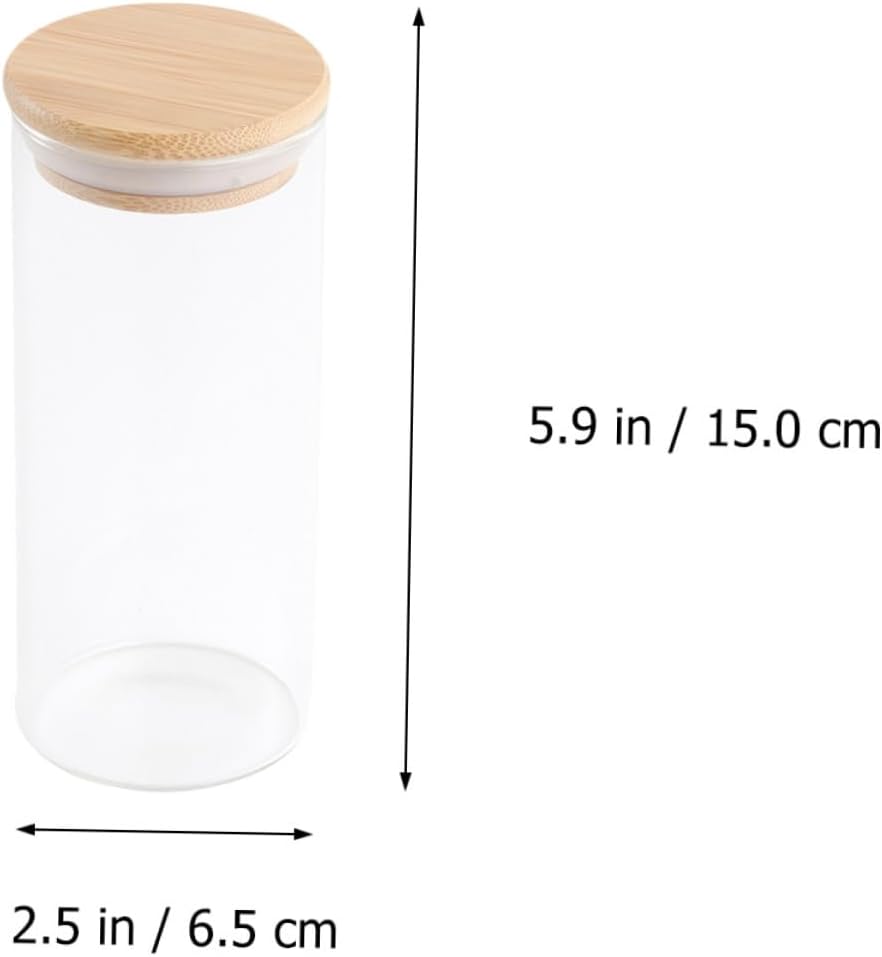 IMIKEYA Sealed Jar Candy Storage Jar 2 Sets