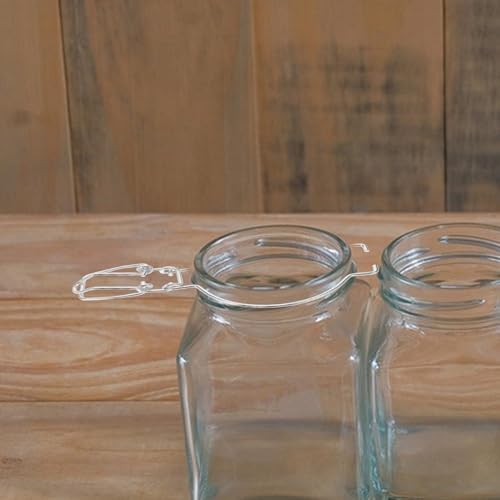 ABOOFAN Mason Jar Wire Clamp 20pcs Metal Tight Sealing