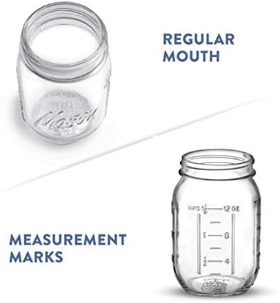 10-Piece Mason Jars for Pickling Canning