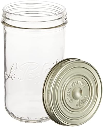 Le parfait 922940 Double Cap Jar with lid Capacity 338 oz