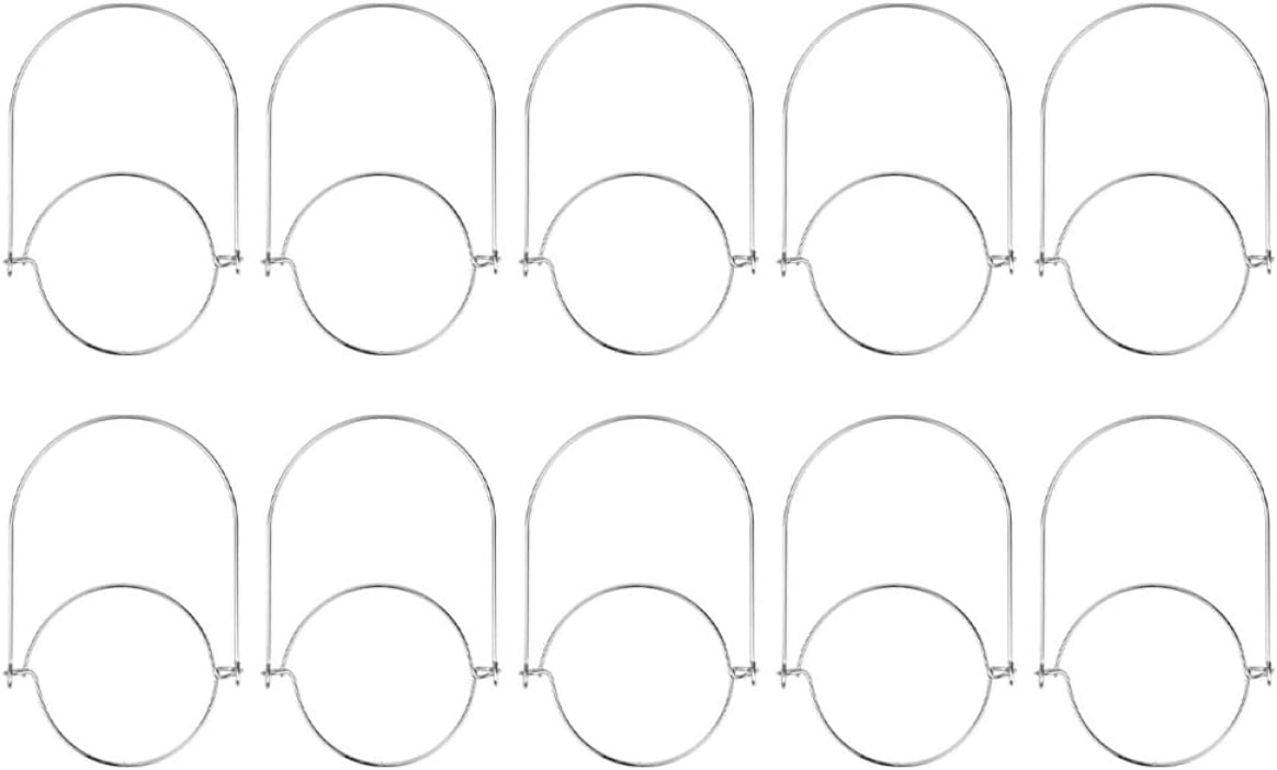 Stainless Steel Mason Jar Hanging Organizing Hook Set