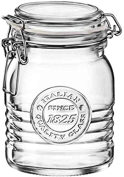 Bormioli Rocco Officina1825 Clear Jar with Swing Top 17 Oz 1 Count