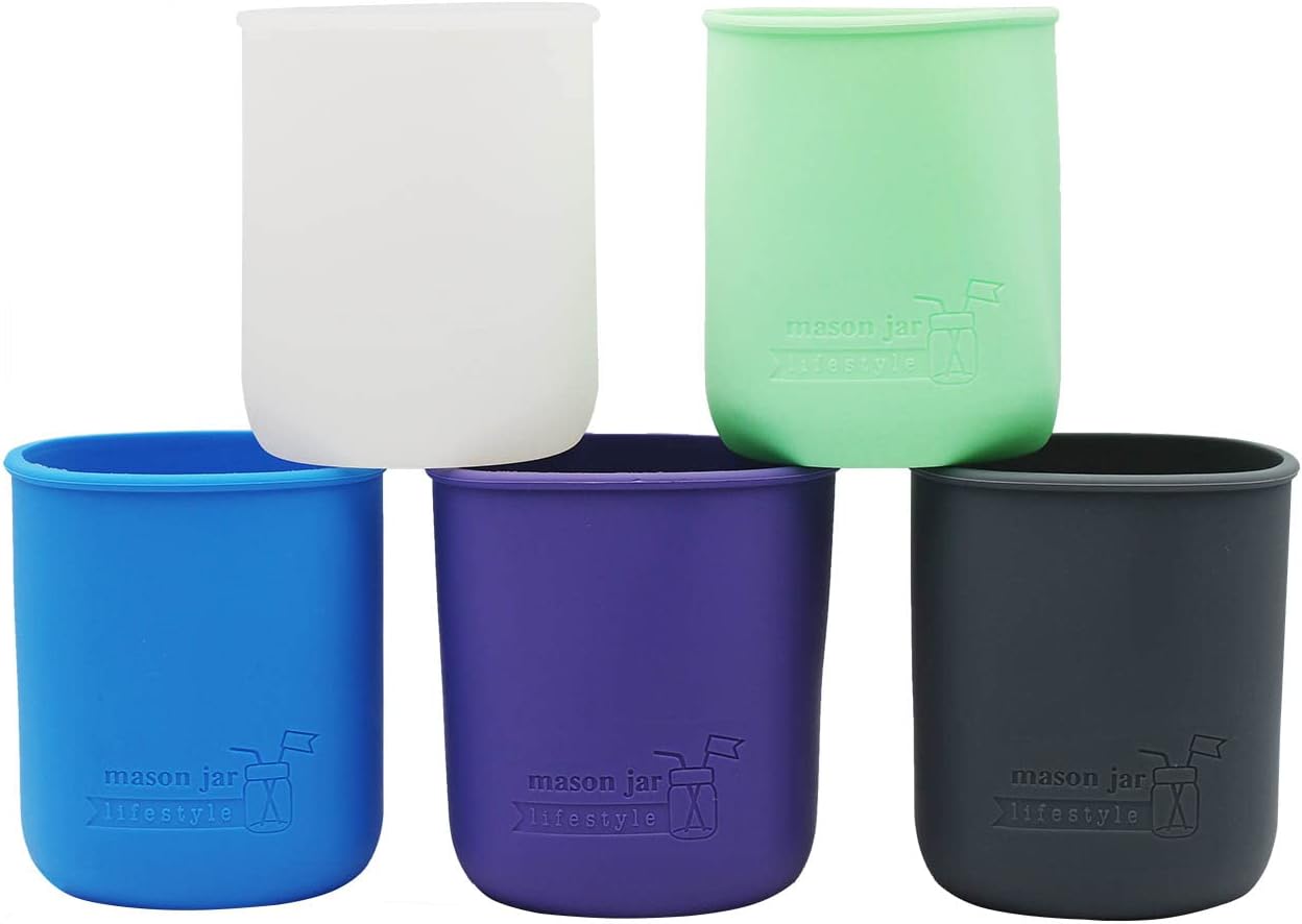 Quart Silicone Sleeves for Mason Jars