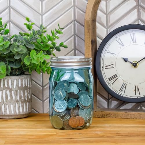 4-Birds Coin Jar Managers Blue 4-Pack