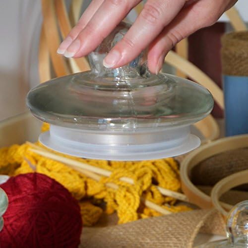 Anchor Hocking 4-Piece Apothecary Jar Set with Glass Lids