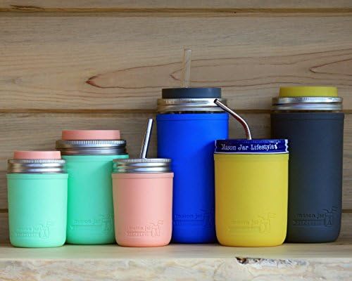Pint Half 24oz Silicone Sleeves by Mason Jar Lifestyle