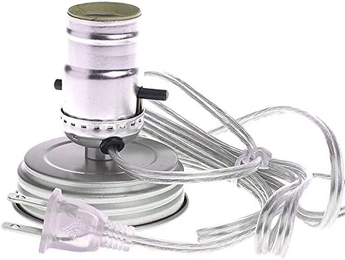 Mason Jar Light Primitive Zinc Lid 2