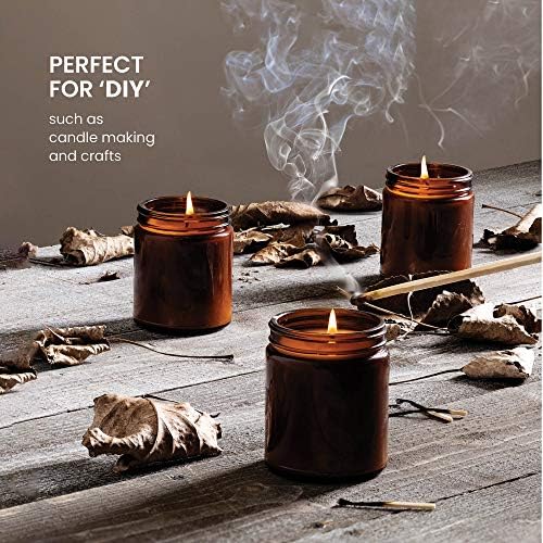 12-Piece Glass Jars - Candle Making More