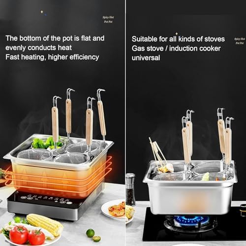 Stainless Steel Pasta Cooker Basket by BINGWANG