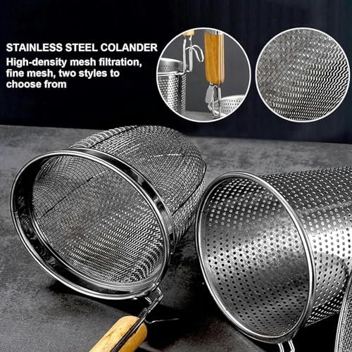 Stainless Steel Pasta Cooker Basket by BINGWANG