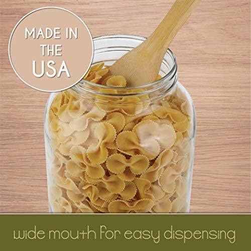 Crafted by Kitchentoolz - 1 Gallon Glass Jar with Airtight Lid