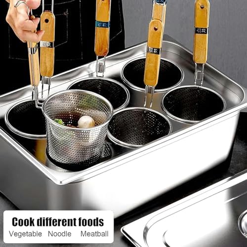 Stainless Steel Pasta Cooker Basket by BINGWANG