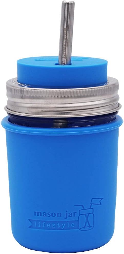 Perfect 5-Pack Silicone Sleeves for Mason Jars by Mason Jar Lifestyle